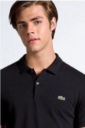 Polo Lacoste Caiman Black